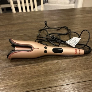 CHI Spin N Curl, Curling Iron For Healthy & Shiny Effortless Curls 1" Rose Gold - Picture 1 of 9