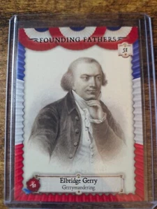 2025 Historic Autographs Founding Fathers Elbridge Gerry /425 #51 Gerrymandering - Picture 1 of 2