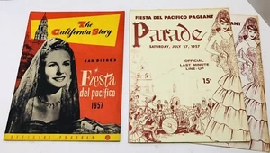 1957 Fiesta del Pacifico Official Program San Diego The California Story Vintage - Picture 1 of 10