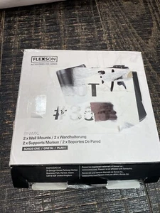 Flexson Wall Mounted Bracket - Pair - S1-WMX2 - For SONOS ONE / ONE SL / PLAY:1 - Picture 1 of 8