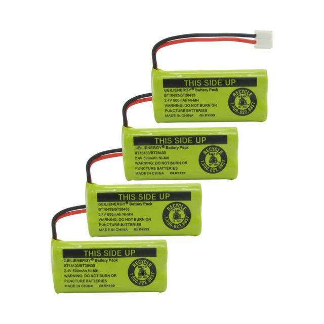 2x 2.4v 500mah Cordless Home Phone Battery for At&t Bt18433 CHEAPEST 2 on EBAY