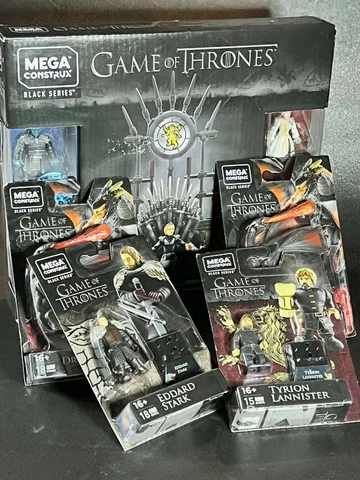 Mega Construx GAME OF THRONES Black Series FIGURES, EGGS, THRONE - DROGON - LOOK Cover
