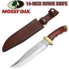 MOSSY OAK 14'' FULL TANG Survival Hunting Knife Fixed Blade Tactical Hiking Knife