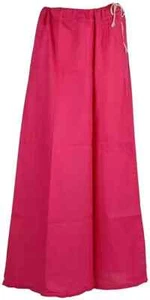 Cotton Saree Women Indian Petticoat Skirt Sari Summer Special Inskirt Underskirt - Picture 1 of 8