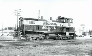 0AA960 RP 1970s? WISCONSIN CENTRAL RAILROAD LOCOMOTIVE #1557 - Picture 1 of 1