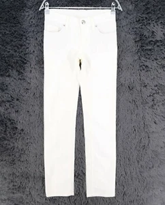 RRP €237 Seven7 White Medium Rise Regular Straight Fit Jeans Size W25 - Picture 1 of 7