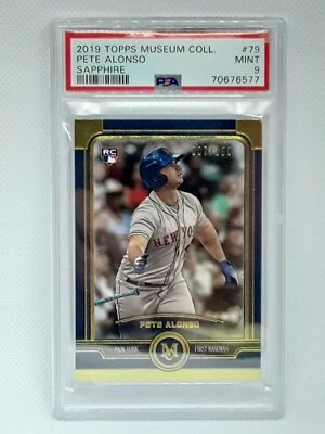 *PSA 9* Pete Alonso 2019 Topps Museum Sapphire - RC (007/150) - New York Mets - Image 1 of 2