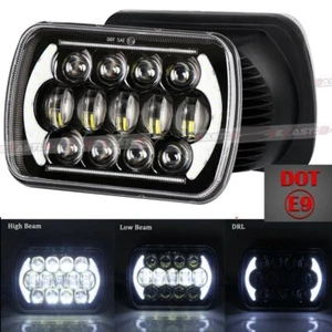 1PCS 105W 7X6" 5X7" LED Headlight Hi/Lo DRL For Jeep Cherokee XJ Chevrolet - Imagen 1 de 9