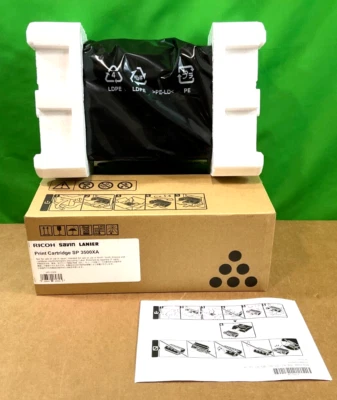 Cartucho de toner preto Ricoh SP 3500XA 406989 ✅ ❤️️ ✅ ❤️️ NOVO!! SELADO!! - Imagem 1 de 3
