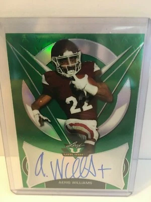 2019 Leaf Valiant Green  Aeris Williams  #BAAW2   17/75 - Image 1 of 2
