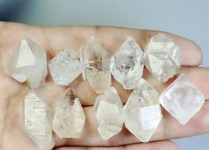 10pcs Natural Herkimer Diamond Crystal Quartz Crystal Point Mineral Specimen - Picture 1 of 11