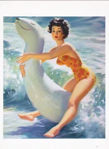 PIN UP VINTAGE Postkarte Pin up Girl * RETRO SHABY # 21 - Bild 1 von 1