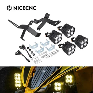 For Yamaha Raptor 700 700R LED Headlight Work Lights 25W 2000LM IP67 2013-2023 - Picture 1 of 18