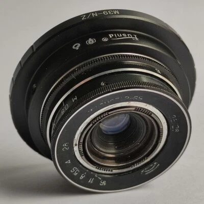 INDUSTAR- 69 Soviet macro lens 28 mm f 2,8 Mount M39 - Nikon Z - Image 1 of 4