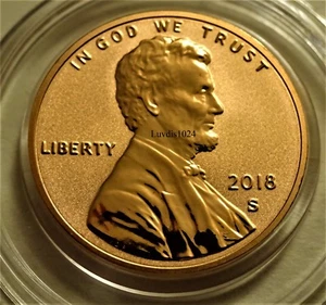 Lincoln Penny Limited 2018 S San Francisco prueba inversa vintage agotado - Imagen 1 de 2