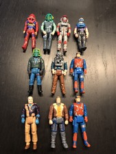 Vintage Kenner M.a.s.k. Figures Lot Of 10 With  7 Masks