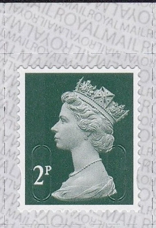 QE2  -  2021 MNH 2p With Overlay M21L MAIL from Counter Sheet  PB sL - Image 1 of 1