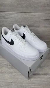 Größe 11 - Nike Air Force 1 Low '07 weiß schwarz Kieselleder - Bild 1 von 6