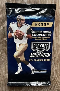 (2) 2000 Playoff Momentum NFL Football Cards Hobby Packs - Picture 1 of 2