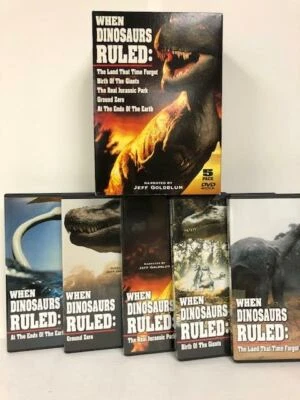 When Dinosaurs Ruled (DVD, 2000, 5-Disc Set) - VERY GOOD - SHIP FREE - Image 1 of 4