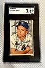 1952 Bowman #101 Yankees Mickey Mantle SGC 1.5