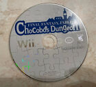 Final Fantasy Fables: Chocobo's Dungeon (Nintendo Wii, 2008) disque uniquement TESTÉ