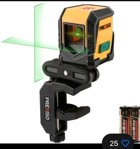 REXISO Self Leveling Cross Line Laser Level Rotatable 360° LED 65FT Indicator 🔴 - Picture 1 of 6
