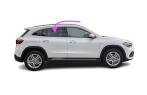 Fits:2021-2024 Mercedes GLA-CLASS 4D Passenger Side Rear Right Door Window Glass - Picture 1 of 5