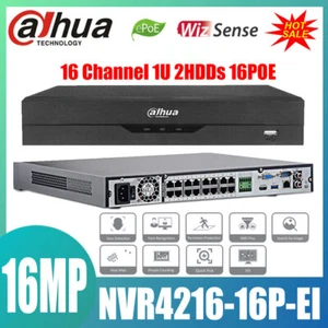 Original Dahua NVR4216-16P-EI 16CH 16PoE 2HDDs WizSense Network Video Recorder - Picture 1 of 11