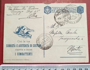 1942  MILITAR POST  DEP. 43 " ALLEA " , WRITE BY  ITALIAN  LIEUTENANT  COLONEL . - Picture 1 of 3