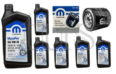 Genuine Mopar Engine Oil Change Kit 2001 Jeep Grand Cherokee 4.0L V6 oil 10w30 - Image 1 of 3