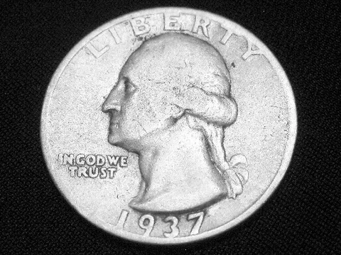 1937-D Washington Quarter --- Very Fine Cover
