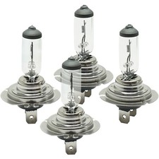 Brand New Set of 4 Pieces headlight bulbs H7 Halogen Type HI or Low Beam