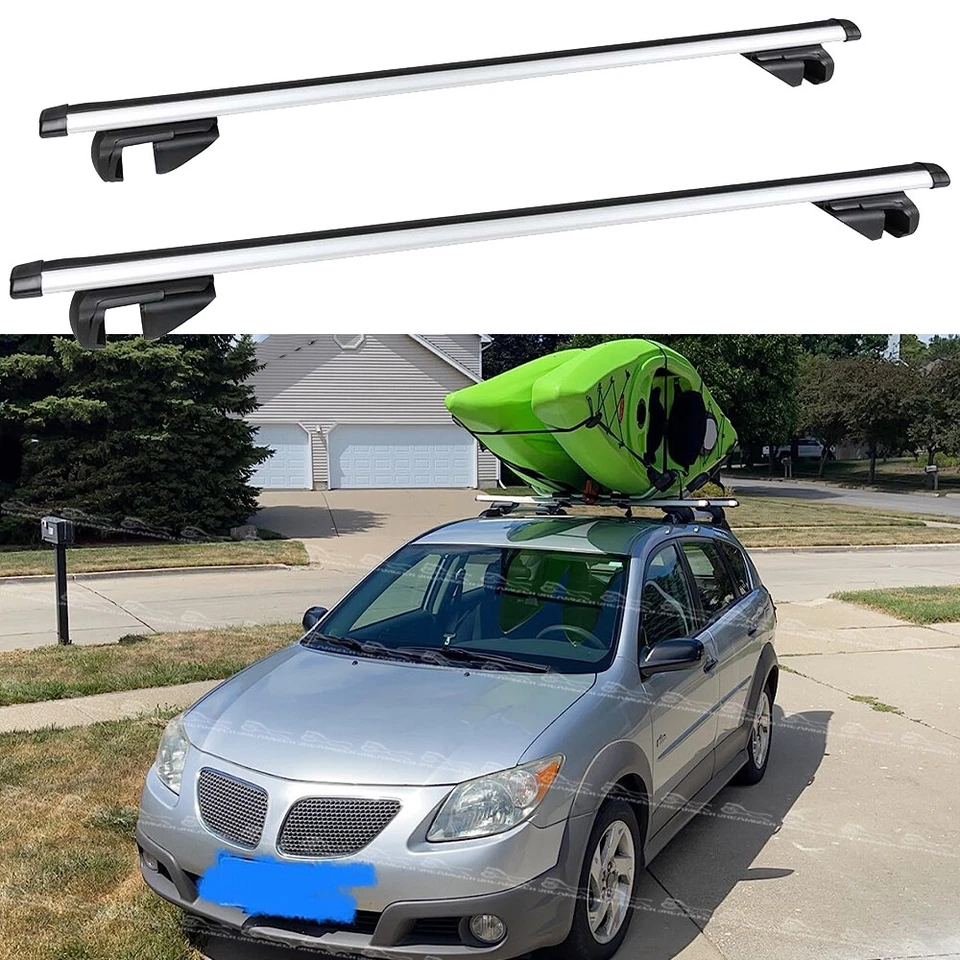 Багажник грузовой каяк багажник на крышу 48 дюймов для Pontiac Vibe 2003-2010 годов выпуска - Изображение 1 из 4