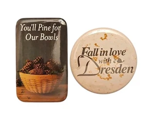 Longaberger You'll Pine For Our Bowls & Dresdner Händler Pin - Bild 1 von 2