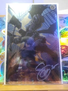 Absolute Batman #7  FOIL FINCH Variant Signed By D. Finch & S. Synder With Coa! - Picture 1 of 16