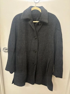 Fleurette Women's Dark Grey Coat Size 4 - Image 1 of 4