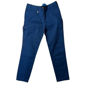 Ralph Lauren Girl’s Size 12 Navy Blue Stretch Cotton Chino Pants - Picture 1 of 8