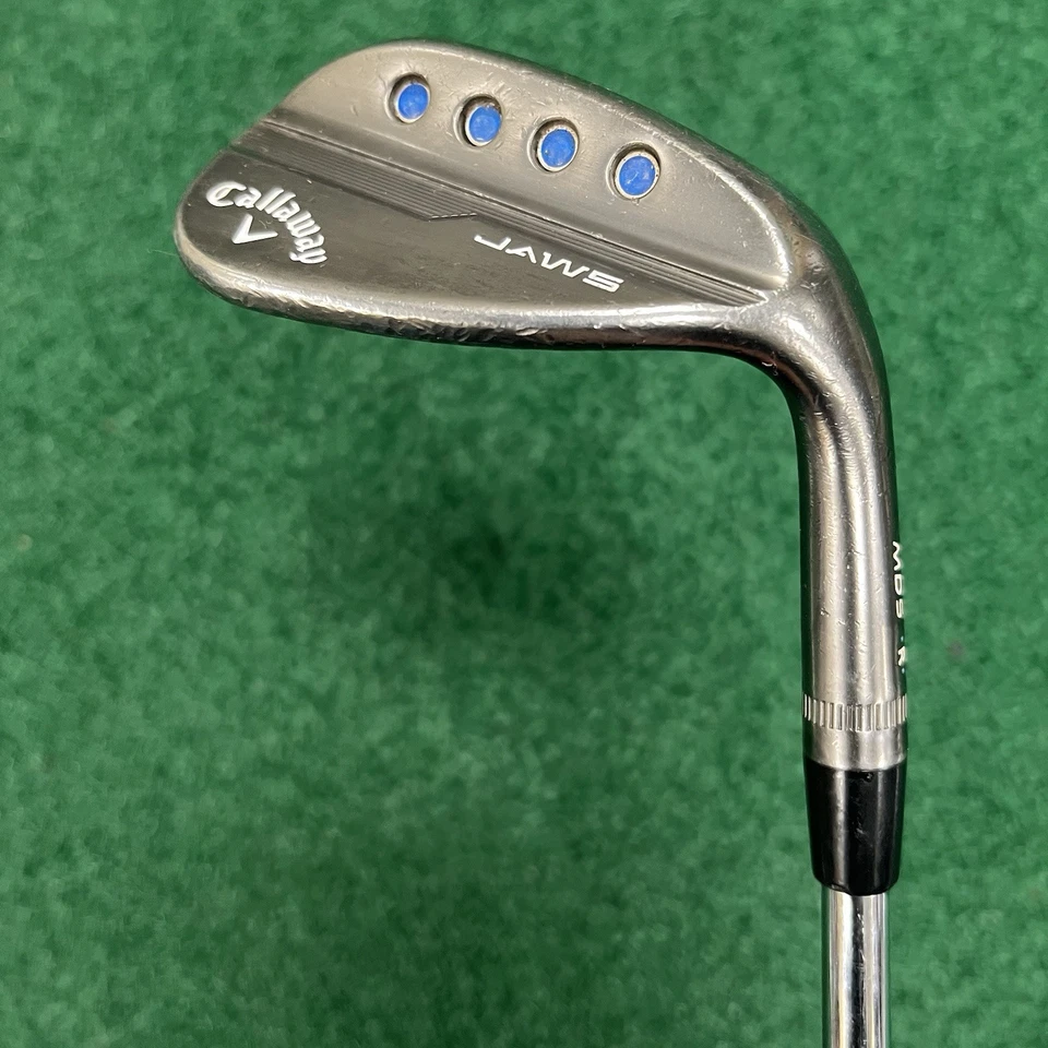 Mandíbulas Callaway cuña de plasma negro 56°-10 S Grind eje dinámico de acero dorado MRH Foto 1 de 4