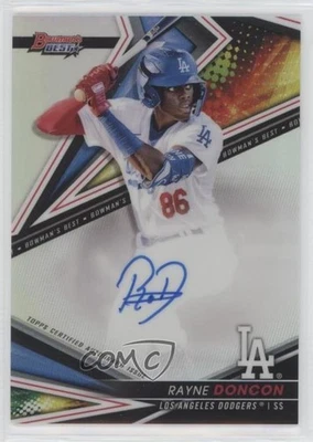 2022 Bowman's Best Best of 2022 Auto Refractor Rayne Doncon #B22-RD Auto - Image 1 of 2