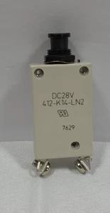 *Single* ETA Circuit 412-K54-FN2 DC28V POLE HIGH PERFORMANCE THERMA - Picture 1 of 6