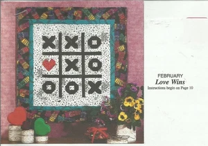 H0114 LOVE WINS WANDBEHANG QUILT MUSTER/ANLEITUNG - Bild 1 von 1