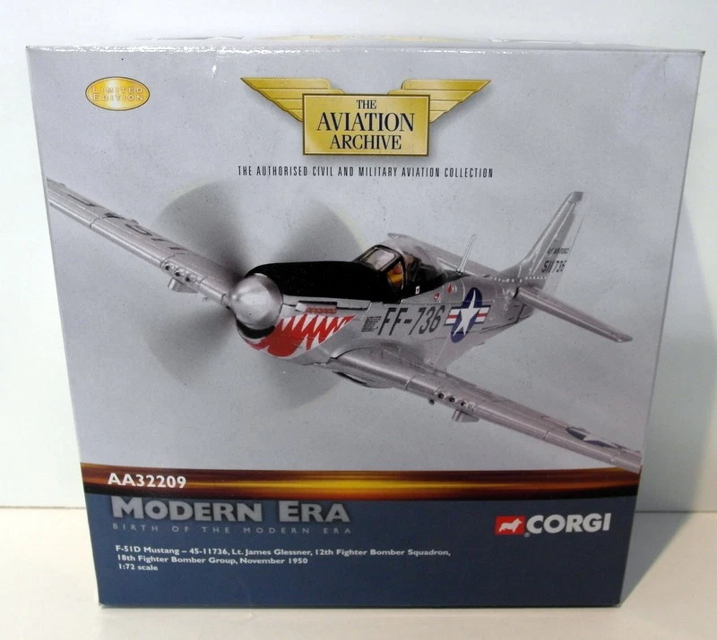 Corgi 1/72 AA32209 F-15D Mustang 45-1 1736 Lt James Glessner - Image 1 of 2