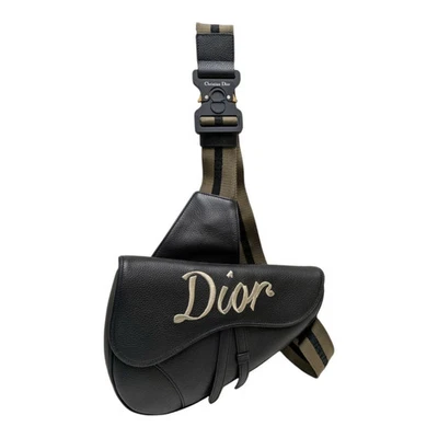 Dior Bolso Sillín Cuero Negro Foto 1 de 4