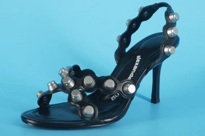 Alexander Wang Riot Rocco Nieten Slingback Sandale Größe 36 NEU 695 $ schwarz Leder - Bild 1 von 4