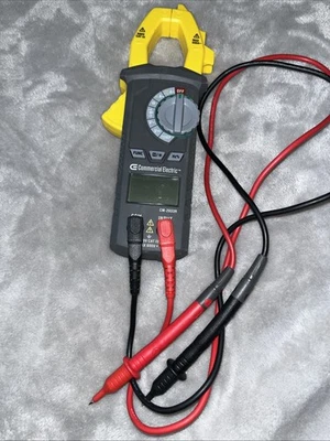 Braçadeira medidor elétrica comercial com temperatura 600V modelo CM-2033R - Imagem 1 de 4