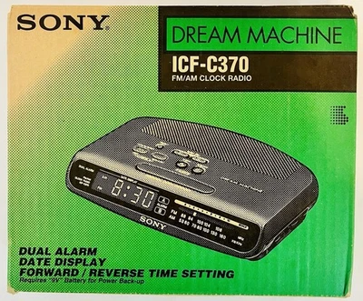 New in Box - Sony Dream Machine ICF-C370 AM/FM Clock Radio - NEW SEALED CONTENTS - Image 1 of 4