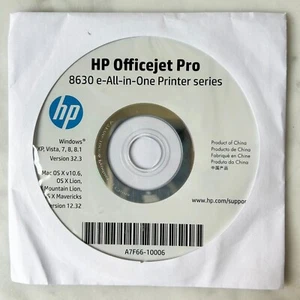 HP Drivers & Utilities CD OfficeJet Pro 8630 All-in-One Printer Windows/Mac OS - Picture 1 of 2