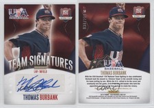 2014 USA Baseball Box Set 15U National Team Signatures /299 Thomas Burbank Auto