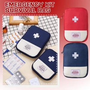 Kit Pronto Soccorso Viaggio Auto Borsa Pronto Soccorso Casa Piccola Cassetta Medica Emergenza Su VT66 - Foto 1 di 19